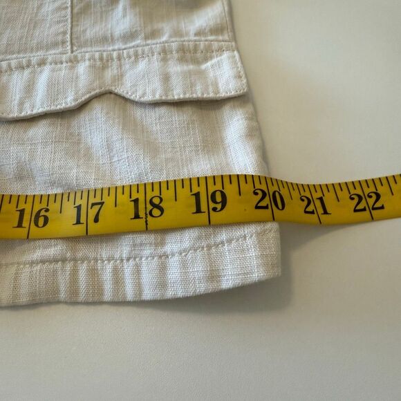 Vintage J. Jill Ivory Three Quarter Sleeve Two Button Jacket Sz MP, Cottagecore - Picture 9 of 14